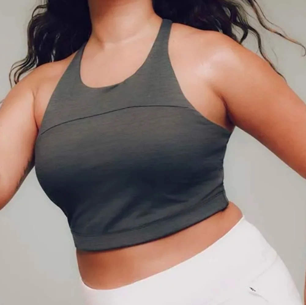 Outdoor Voices TechSweat™ Crop Top Grey size medium - Picture 11 of 14